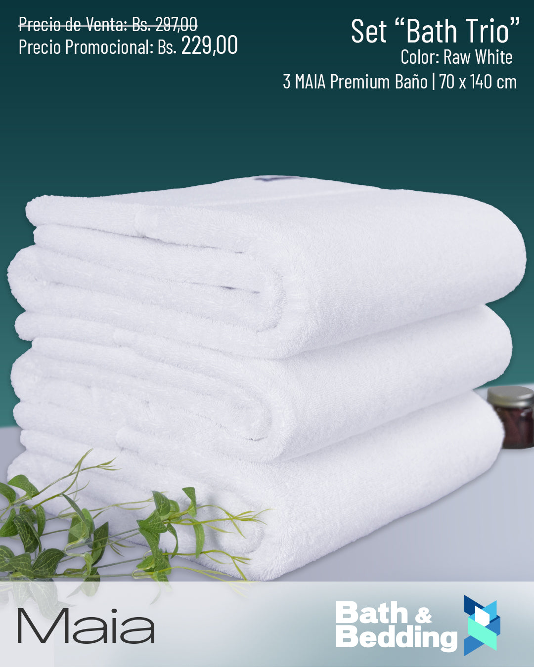 TOALLA DE MANO RAW WHITE – Bath&Bedding Bolivia